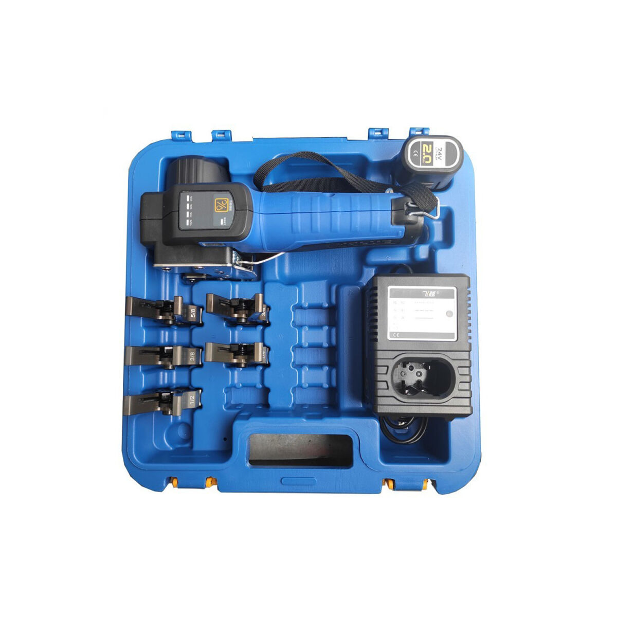 Flaretool in box met onderdelen