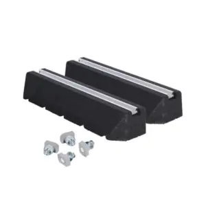 Aircobase 600 mm opstellingsbalk met rubberen dempers