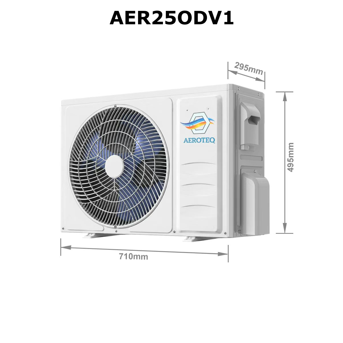 Aeroteq 2,5 kW Airco Set met Wifi – Single Split Wandmodel - Afbeelding 4
