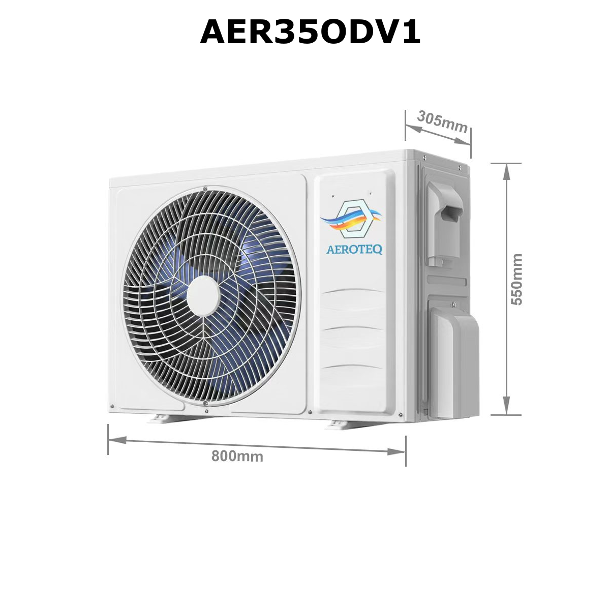 Aeroteq 3,5 kW Airco Set met Wifi – Single Split Wandmodel - Afbeelding 4