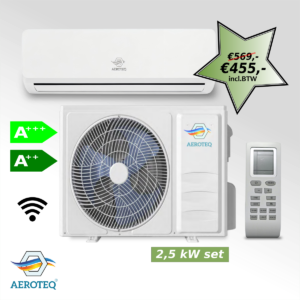 Aeroteq 2,5 kW airco – 20% combikorting